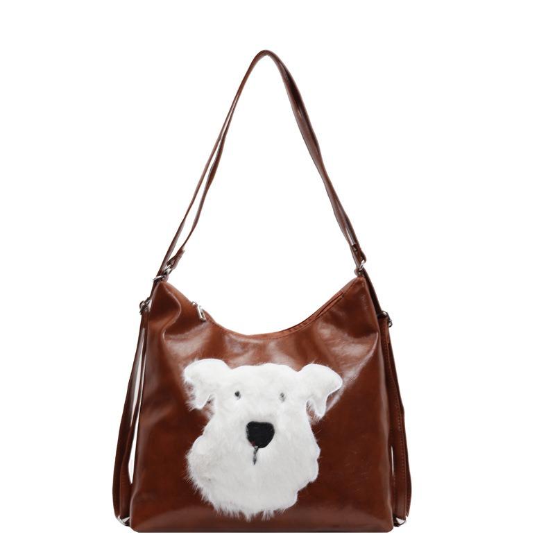 Casual commuting large-capacity women's backpack new fashion niche design shoulder tote bag