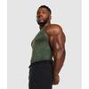 Gymshark Geo Seamless Tank Core Olive Black A6a3k Ebh6.