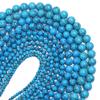 4 6 8 10 12mm Natural Blue Turquoises Stone Beads Round Loose Spacer Beads For Jewelry Making DIY Bracelet Necklace Accesories