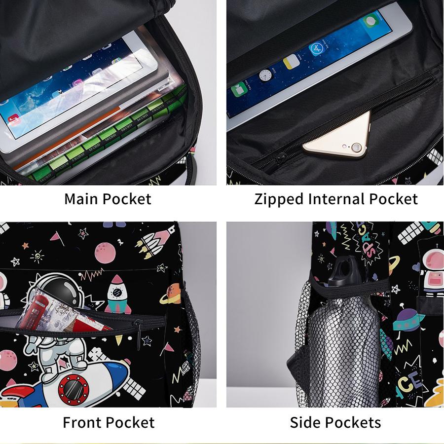 GamePad Single Layer Knapsack For Male Plus Girls Best Gifts 2D Flat Comic School Backpack For Youth With Premium Quality Materials