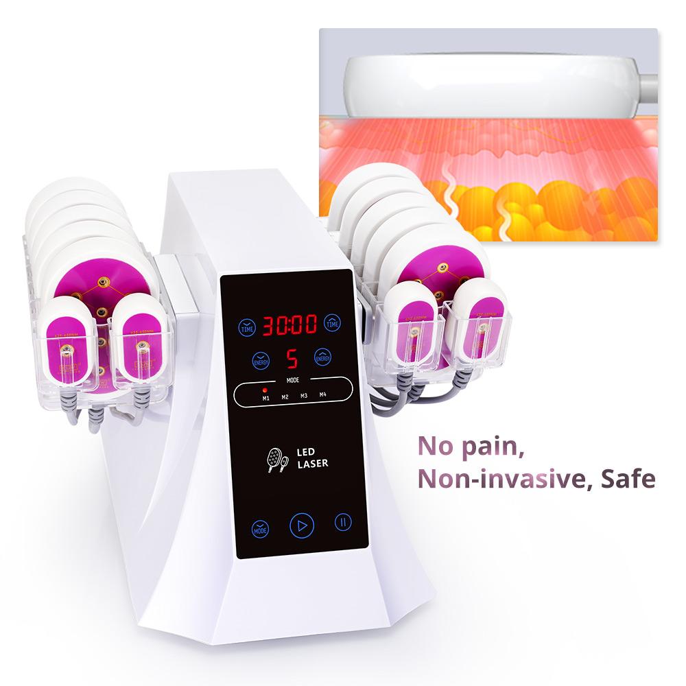 14 Pads LED Laser Body Slimming Cellulite Remove Fat Burner Machine 2021 New