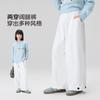 Left West Girls' Pants Spring and Autumn Children's Western Sweet Pants Casual Pants 2026 New Big Children's Spring Wide Leg Pants