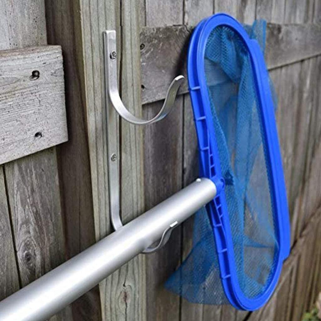 2PCS hook telescopic rod hooks portable aluminum alloy multi-function organizer swimming pool hook accessories