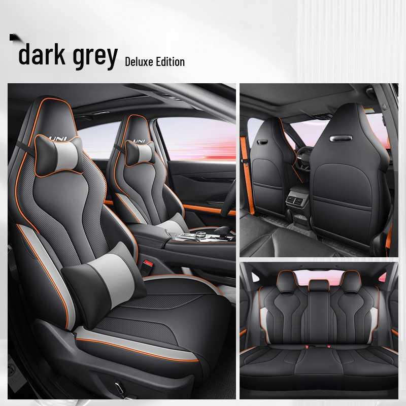 Breathable Perforated Seat Covers for 2023-2025 Changan Uni-V, All-Season Universal Fit.