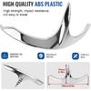 GZYF ABS Plastic Chrome Motorcycle Front Fender Fairing Tip Trim Decorative Accessories Fits for Honda Goldwing GL1800 2001-2017 / Goldwing F6B