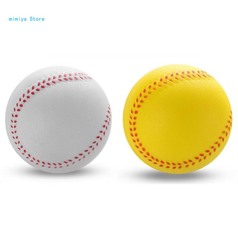 Soft Baseballs PU Leather Elastic Soft Solid Trainning Wear Resistant Base Ball Batting Practice Softball for Bat Hit