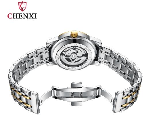 CHENXI 8870 Nouvelle Montre d'Affaires Tendance Hommes Acier Inoxydable Mécanique Automatique Tourbillon Montres Homme Reloj Hombre