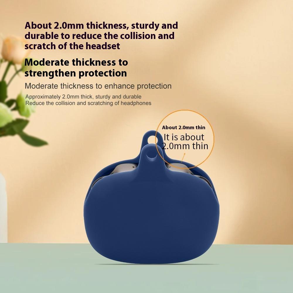 For FIIL ATOM Protective Case Bluetooth-Compatible Earbuds Silicone Cover with Hook