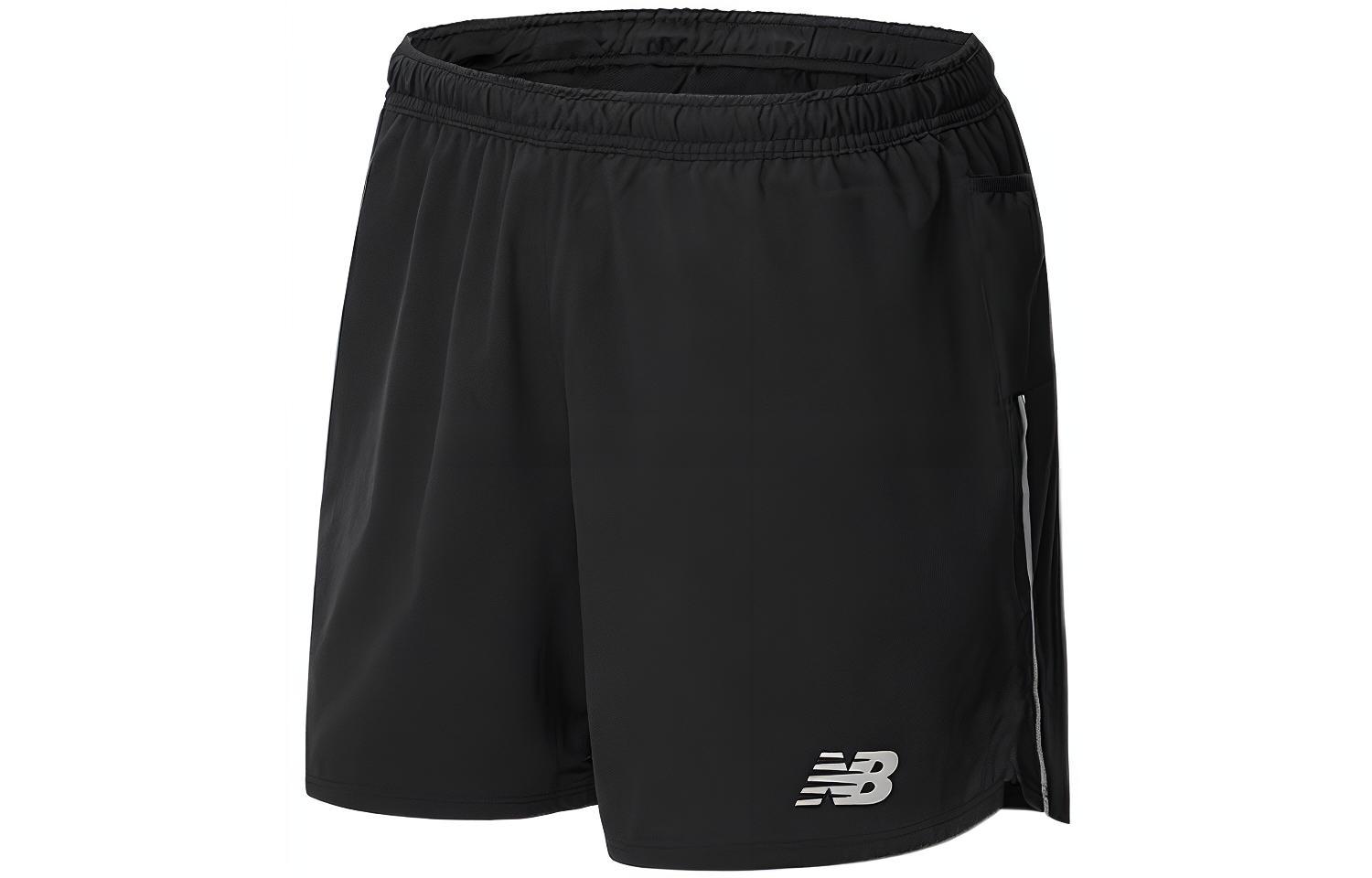 

New Balance Casual Shorts Men s Black Moderate AMS21268-BK XL