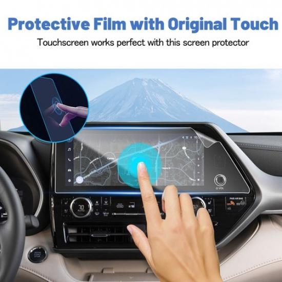 RUIYA Car Screen Protector 2 Pcs PET Film 12.3" For 2023-2025 Toyota Highlander