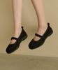ELIZABETH STUART Suede Mary Jane Flat Sneakers Ebal165545
