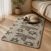 Pet Minimalist Style Small Fresh Entrance Entrance Bathroom Kitchen Floor Mat Floor Mat Non-slip Machine Washable Carpet 2026