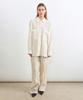 INSILENCE WOMEN Pleated Pants Beige