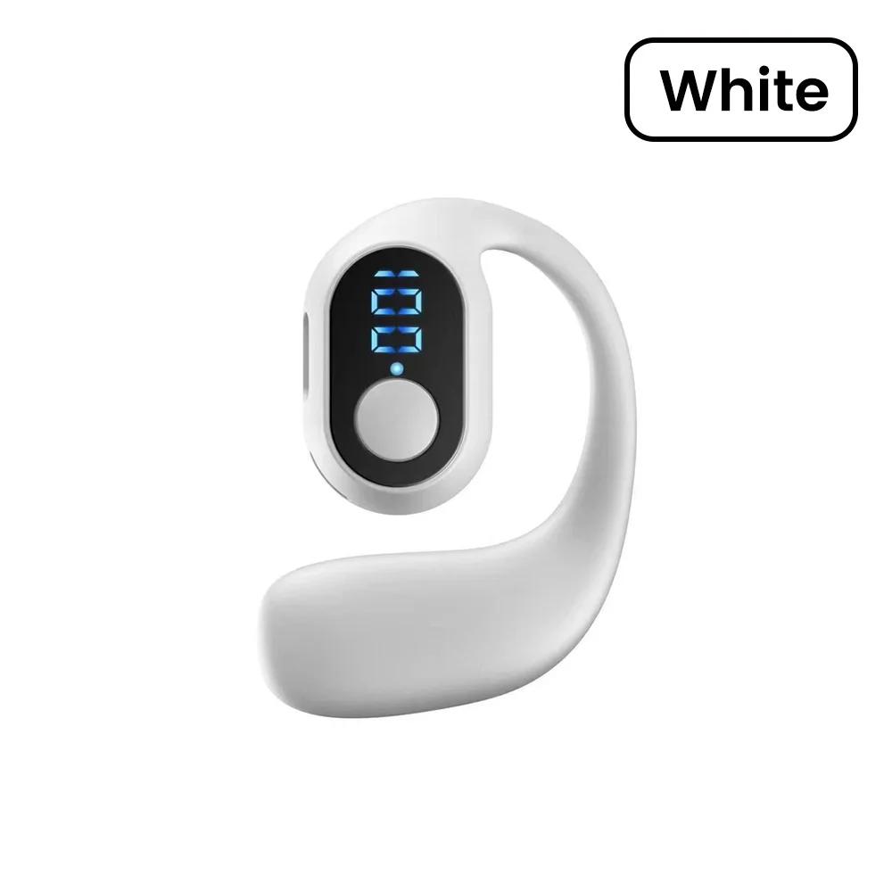 

Беспроводные наушники KY2 Pro Ear Hook с поддержкой Bluetooth, 5.3 Mini Handsfree, водонепроницаемые, спортивные, музыкальные, одинарные наушники белый