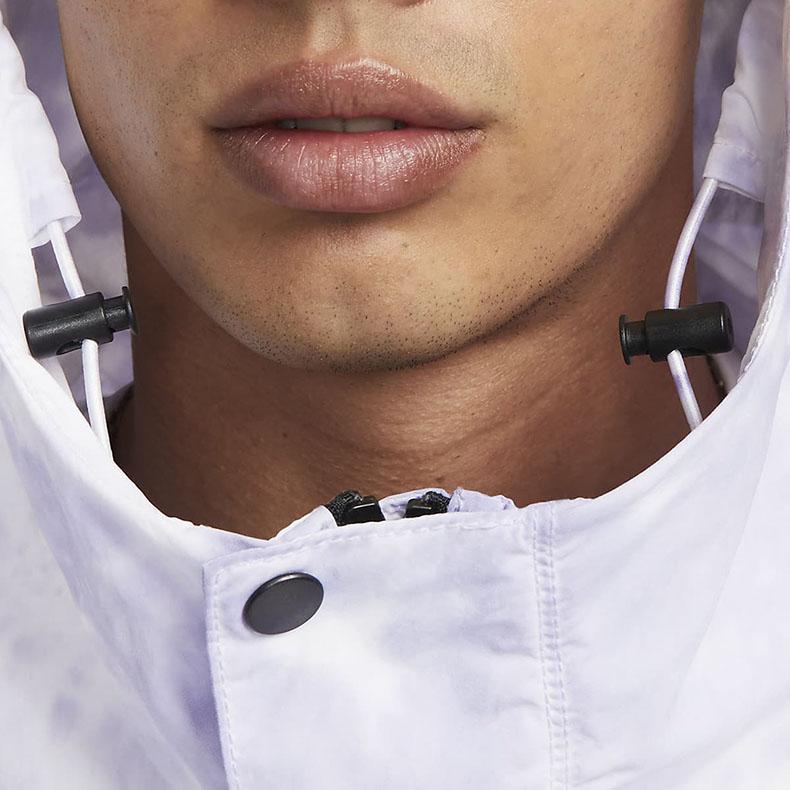 Nike Sportswear Tech Pack Woven Hooded Jacket Indigo Haze White DX0218-519