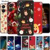 Weihnachts Hülle für Vivo T1 44W Weiche Silikon Rückseite für Vivo T1 4G Snapdragon 680 Handyhülle Cartoon V2153 VivoT1 4G Funda