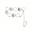 Hundred Matching Dresses, Dress Chains, High-end Feel, Metal Ring Splicing Waist Chain