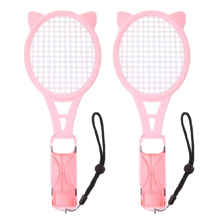 1 Pair Tennis Rackets Controller Grip Handle Kit for Switch OLED