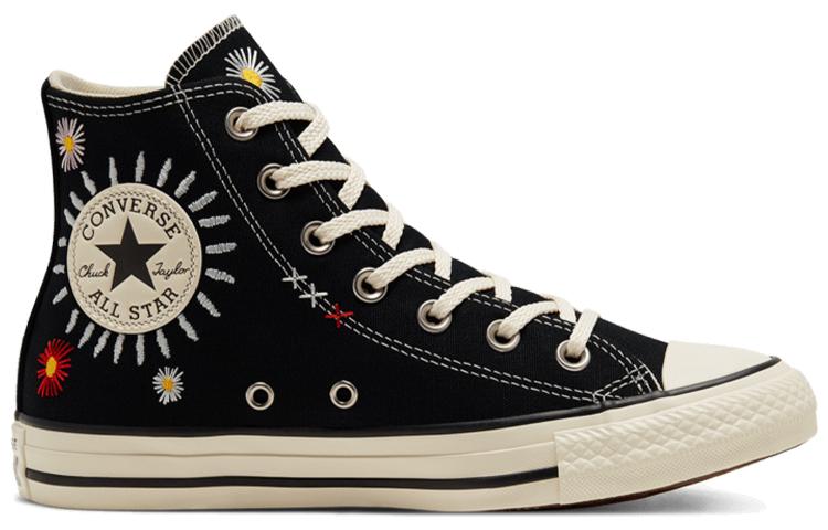 Converse Chuck Taylor All Star High "Daisy Embroidery" Black 567993C