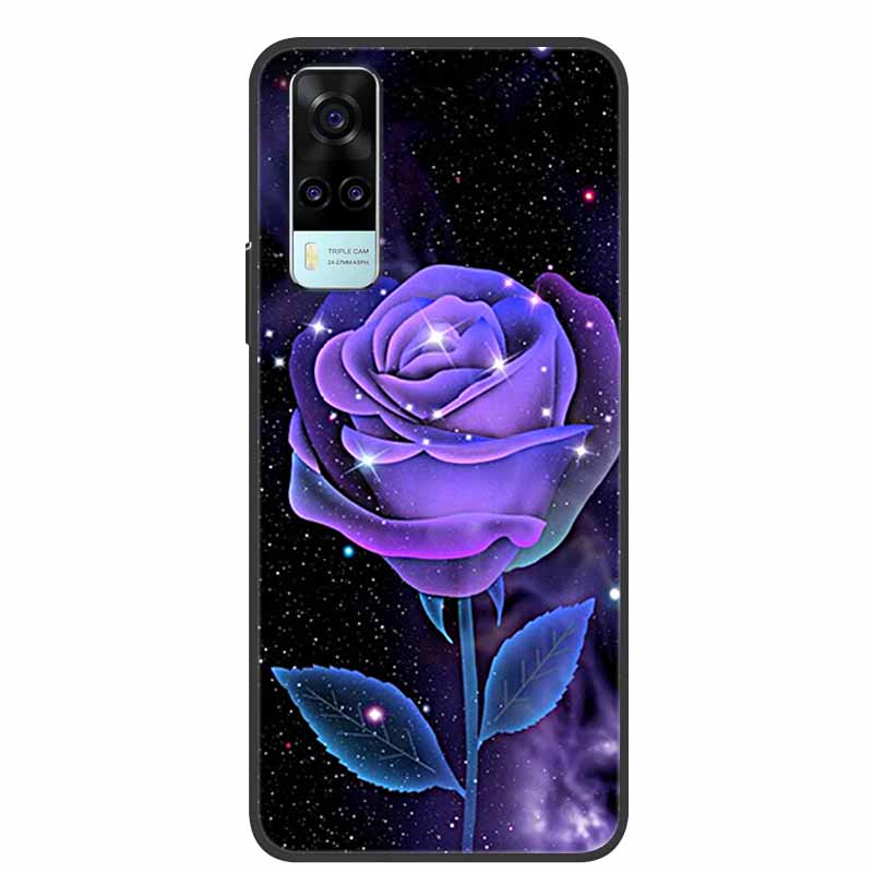 For vivo Y31 2021 Case Shockproof Soft silicone TPU Back Cover For Vivo Y53S 4G Y31 2021 Y 31 Case V2036 Phone Case Cute Cartoon