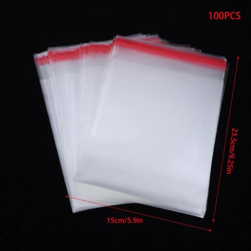 100PCS Self-Adhesive Protective Bags For Game Box Dustproof Moisture-proof