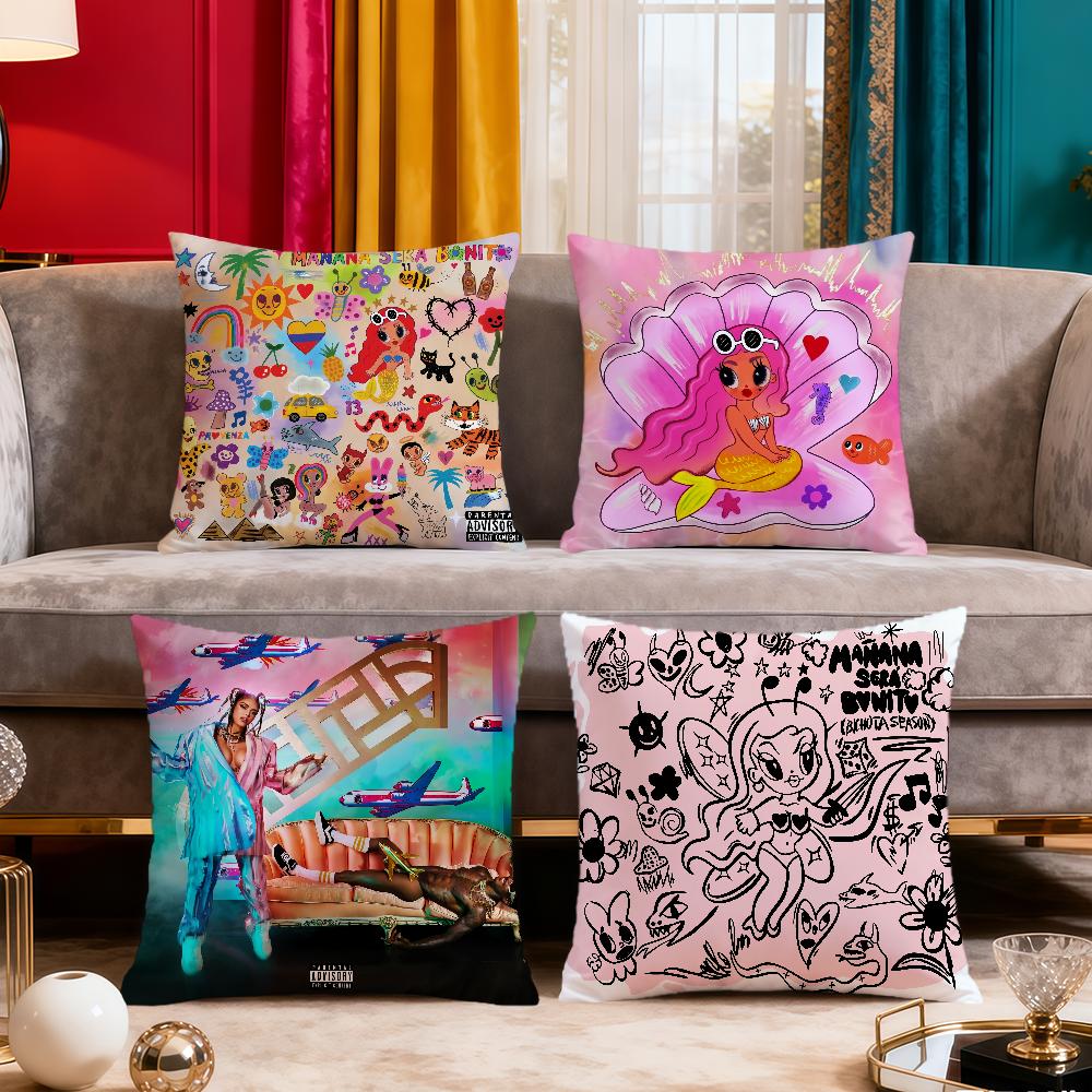 singer kKAROL G Carla Morrison Comfortable soft hogar pillowcase for Sofa Living Room Bed Home Decor Protective Covers