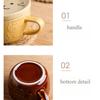 300ml Cute Ceramic Cat Coffee Mug with Lid,Kawaii Coffee Mugs or Tea Cups for Cat Lovers,Funny Novelty Cat Breakfast Mugs for Gift