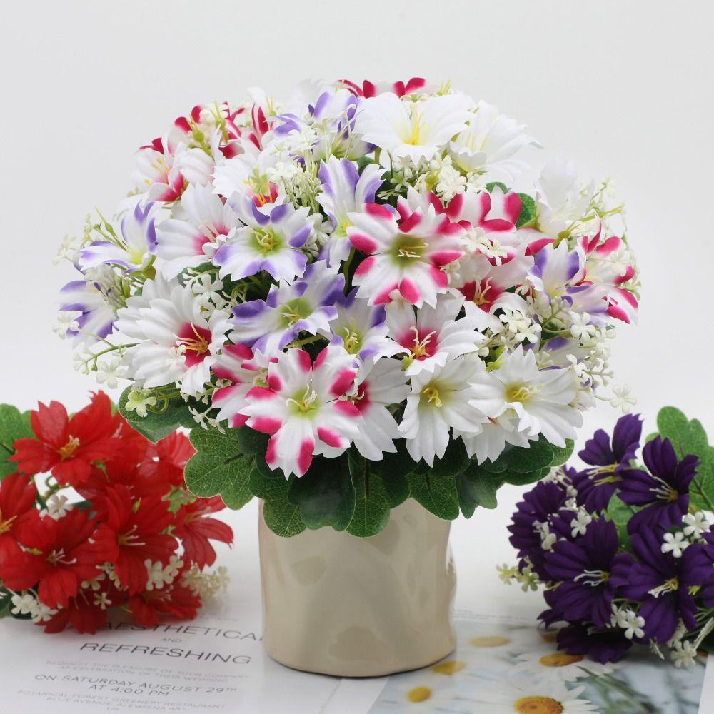 Handmade Realistic Faux Blooms UV Resistant Artificial Flower  Flower Arrangement