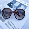 New Large Frame Circular Shape Glasses Women Design Brand Fashion Sunglasses Outdoor Driving Lady Eyewear Uv400 Eyeglasses