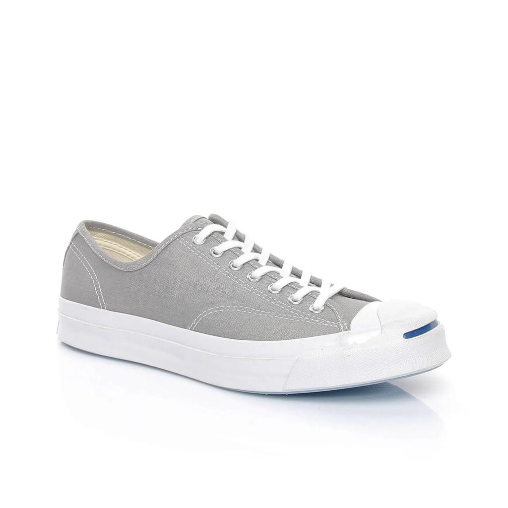 Converse Jack Purcell Scarpe Basse in Tela Minimaliste Comode Sneakers Unisex Grigio 155589C