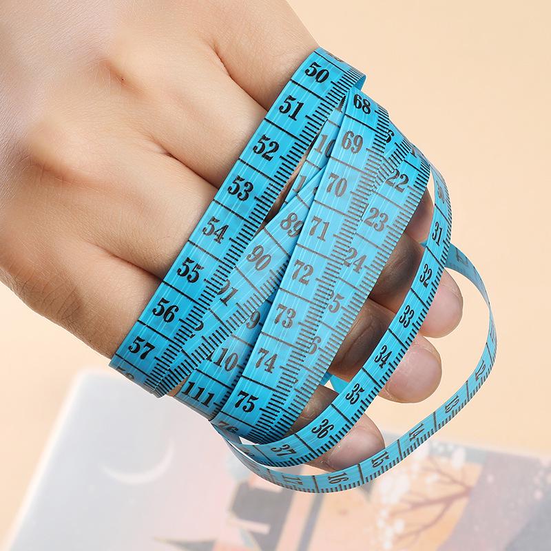 Soft Plastic Tape Measure for Bust, Waist, and Clothing Measurements - Compact Leather Design, Ideal for E-commerce Gifts