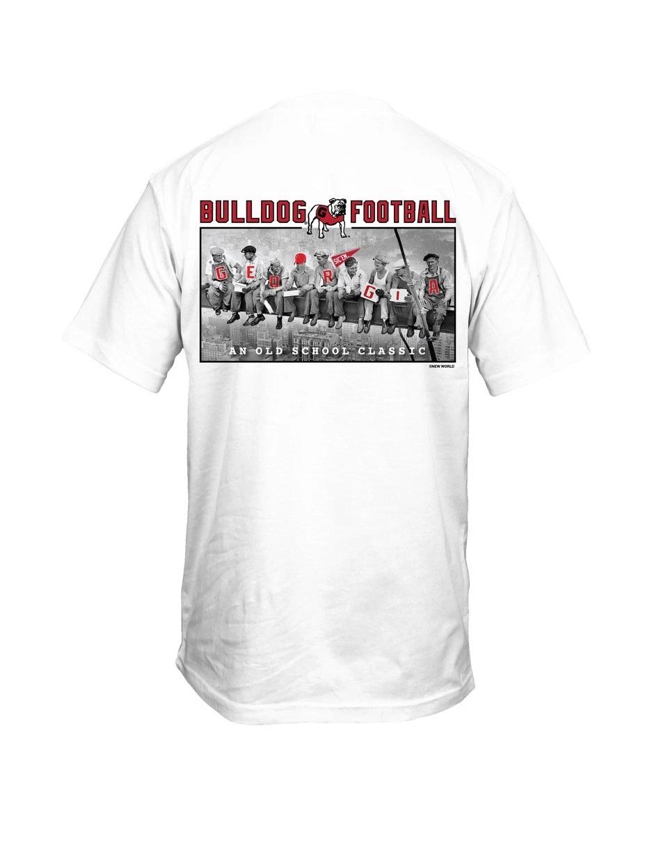 New World Graphics Mens UGA Bulldogs Graphic T-Shirt - UGA Steal Beam, An Old 3XL