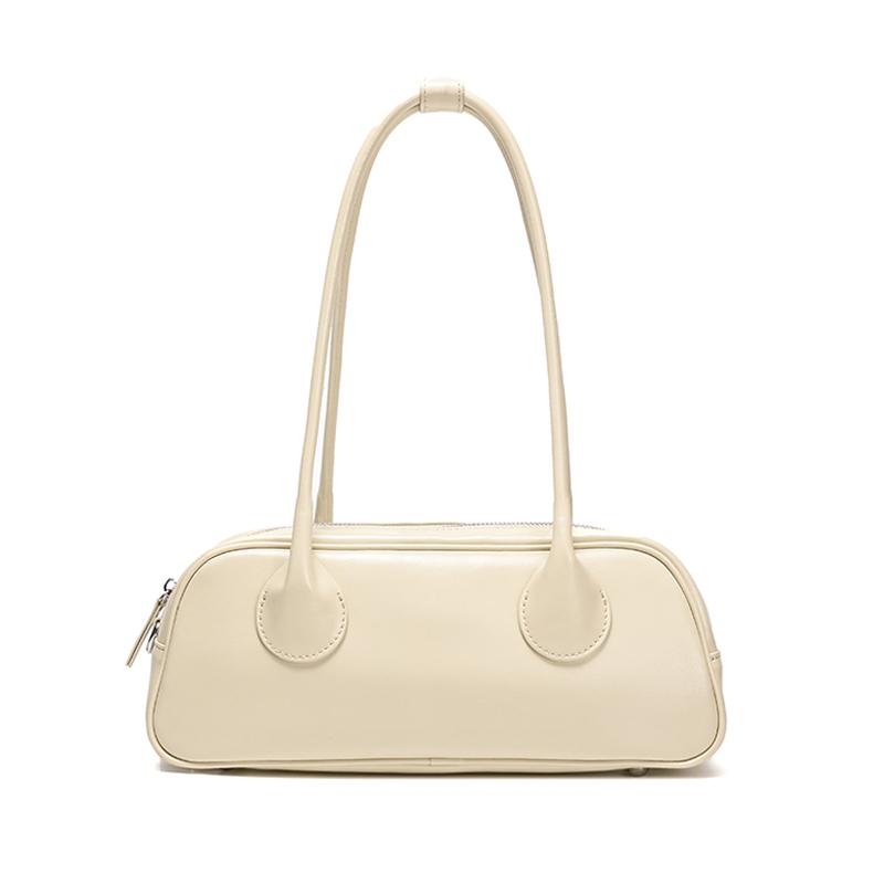 Women's Fashiable baguette bags Ladies genuine leather shoulder bag luxurious designer bags casual commuting bag