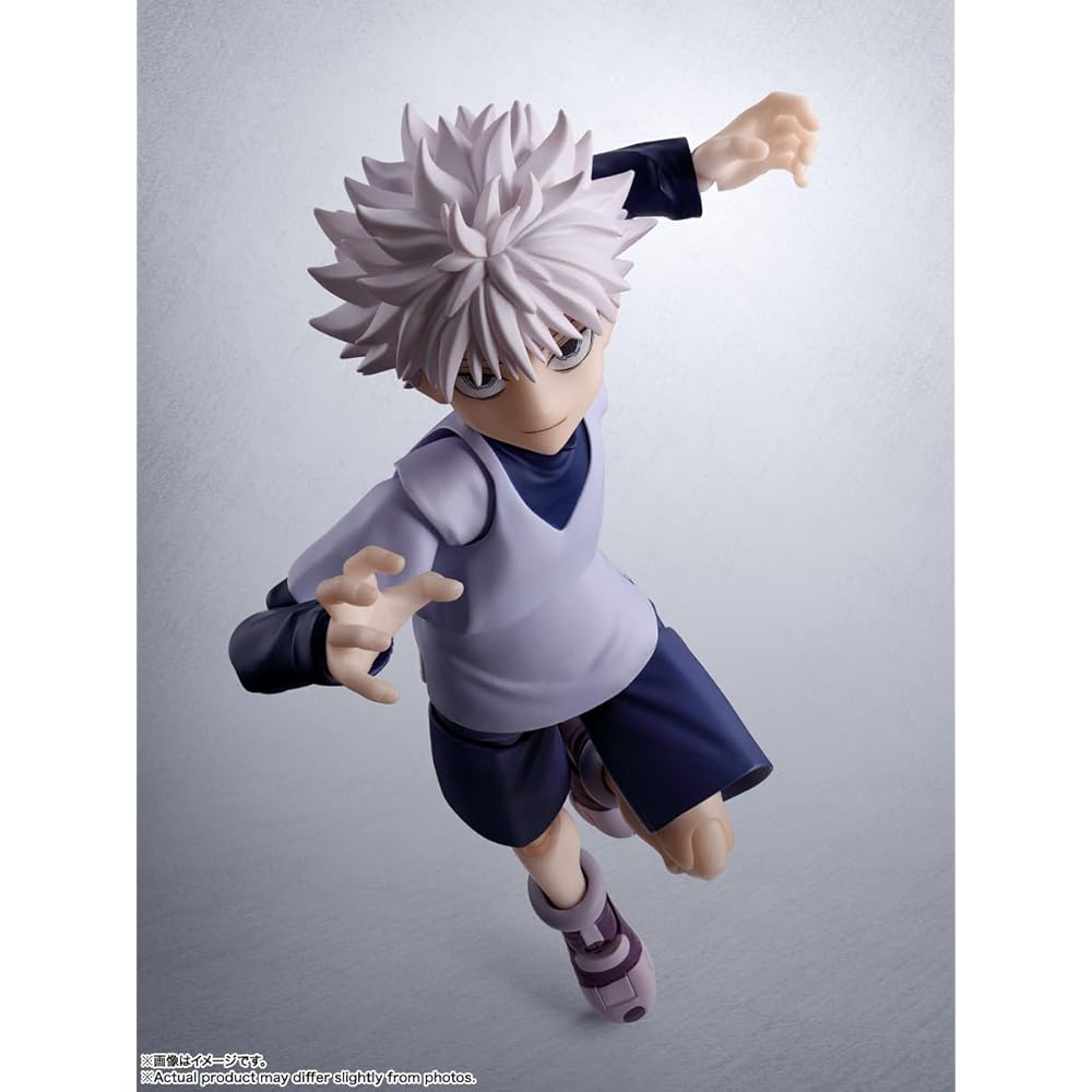 TAMASHII NATIONS S.H.Figuarts HUNTER×HUNTER Killua, Approximately 135mm, PVC & ABS Painted Action Figure