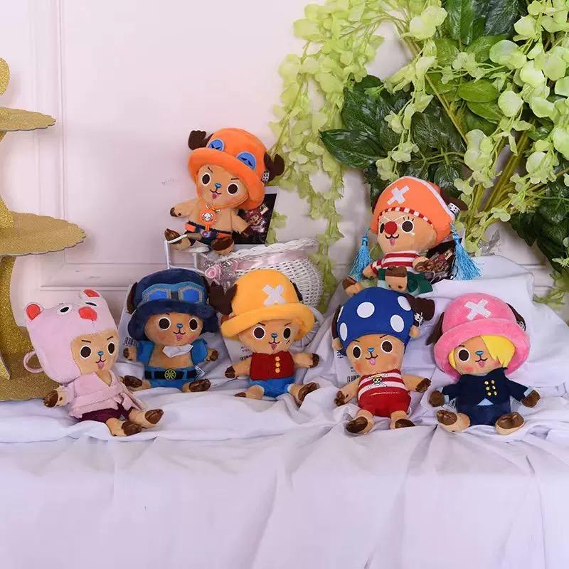 10-75cm The Original Anime One Piece Plush Pendant Cartoon Figure Kawaii Luffy Chopper Doll High Quality Toy Kids Birthday Gift