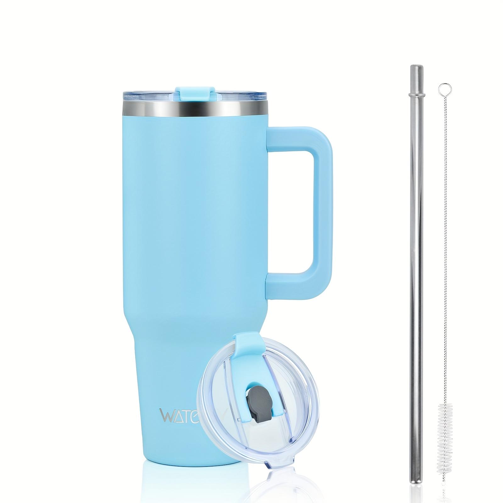 

40oz Stainless Steel Tumbler 304 Insulated Cup Large Capacity Car Cup Coffee Thermos Wholesale 201-300ml небо синє кольору