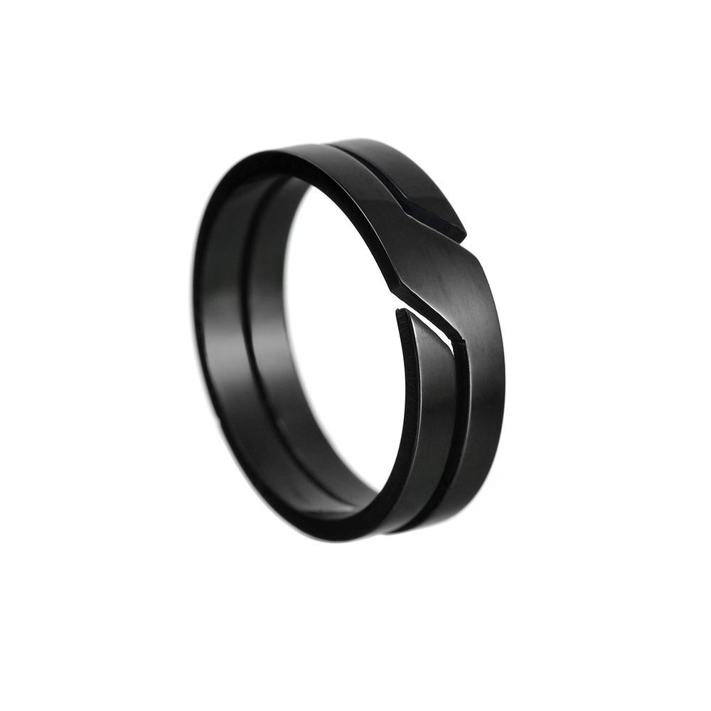 

Women s Ring Minimalist Titanium Steel Ring For Women Hiphop Hippie Couple Finger Accessories Zircon Gift For Lover Wholesale 7