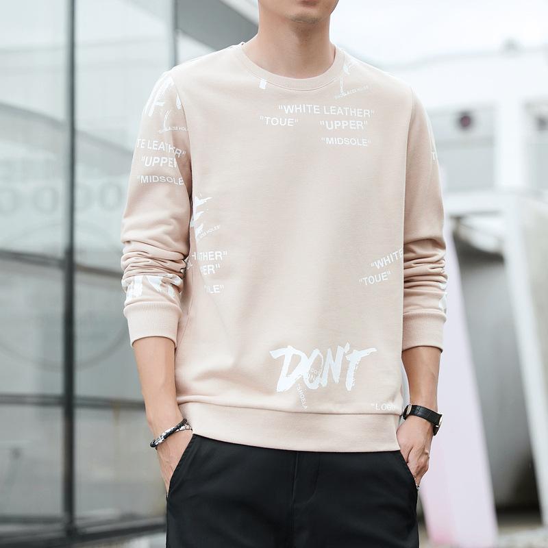 

Толстовка мужская универсальная свободная куртка нижняя часть рубашки с принтом M хаки