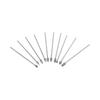 11PCS For Solid Carbide Rotary Burrs Set 1mm Shank 6mm Cutting Edge 111mm Length for Deburring Grinding Chamfering and Sculpting