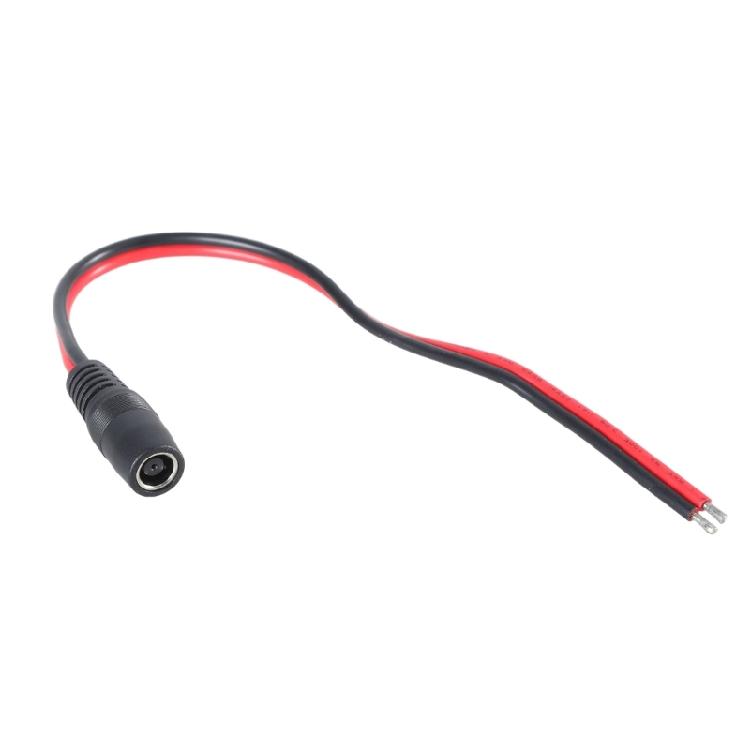 8mm Power Pigtails Cable DC7909 Male/Female Plug To Bare Wire Open End Power Wire Supply Repair Cord for Solar Cell