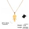 Customized Name Date Couple Necklace Stainless Steel Personalized Carving Name Hip Hop Necklace Couple Jewelry Gift