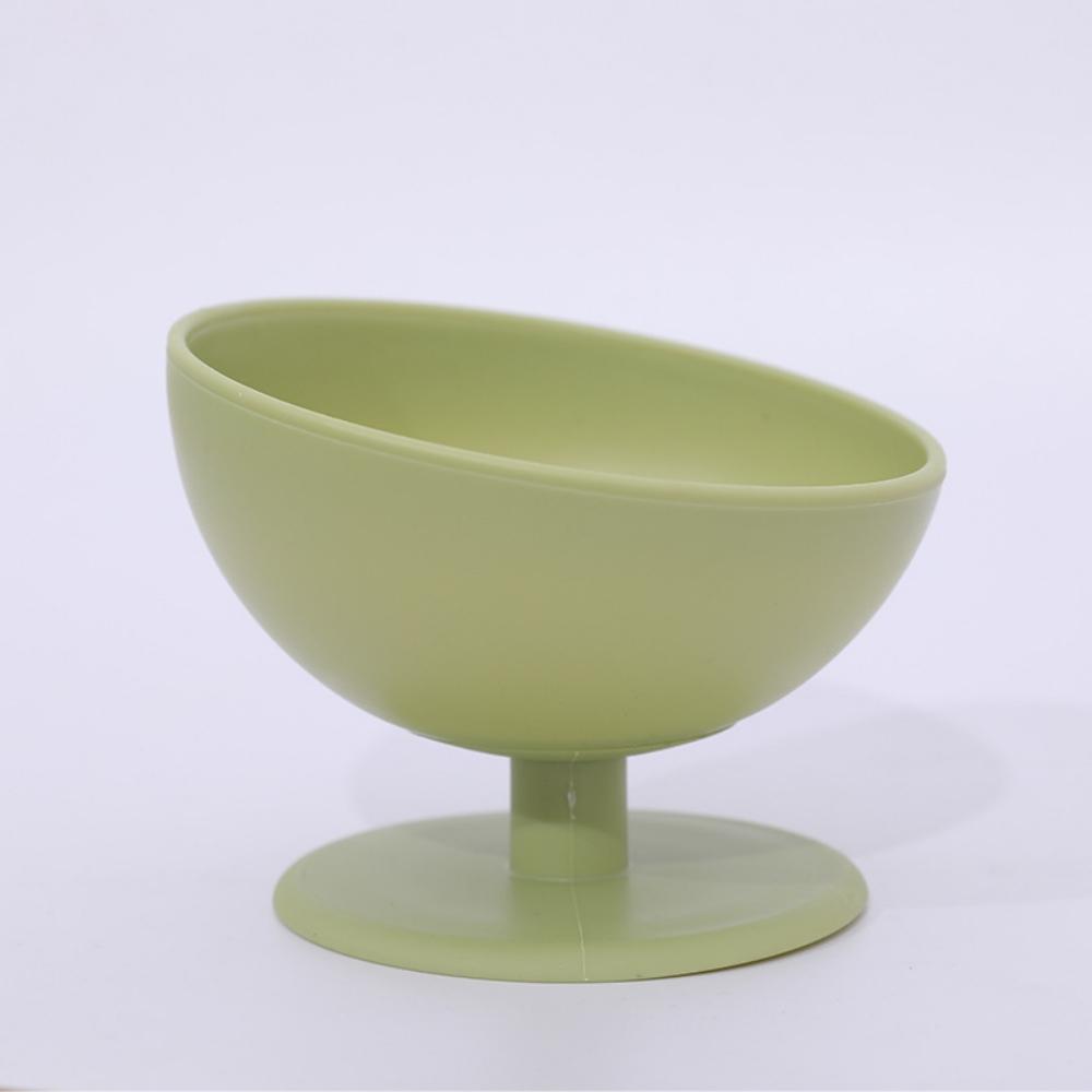 

High legged pet food bowl, chair, cat water basin, anti overturning protection, spine, cat food bowl S зелёный