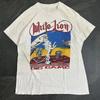 Vtg White Lion Big Game US Tour 2 sides Reprint 100% Cotton T-shirt Mens Tees Top S-4XL