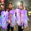 Yard Lantern Interesting Elegant Gauze Colorful Lights High Brightness Multifunction Decorate Lightweight Jellyfish Pendant Light Outdoor Supplies