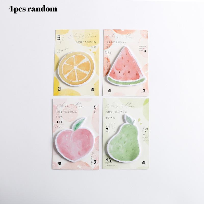 Geschenk Obstkorb Serie Notizzettel N Mal Haftend 4 Optionen Notizblock Kawaii Schreibwaren Büro Schulbedarf Zubehör