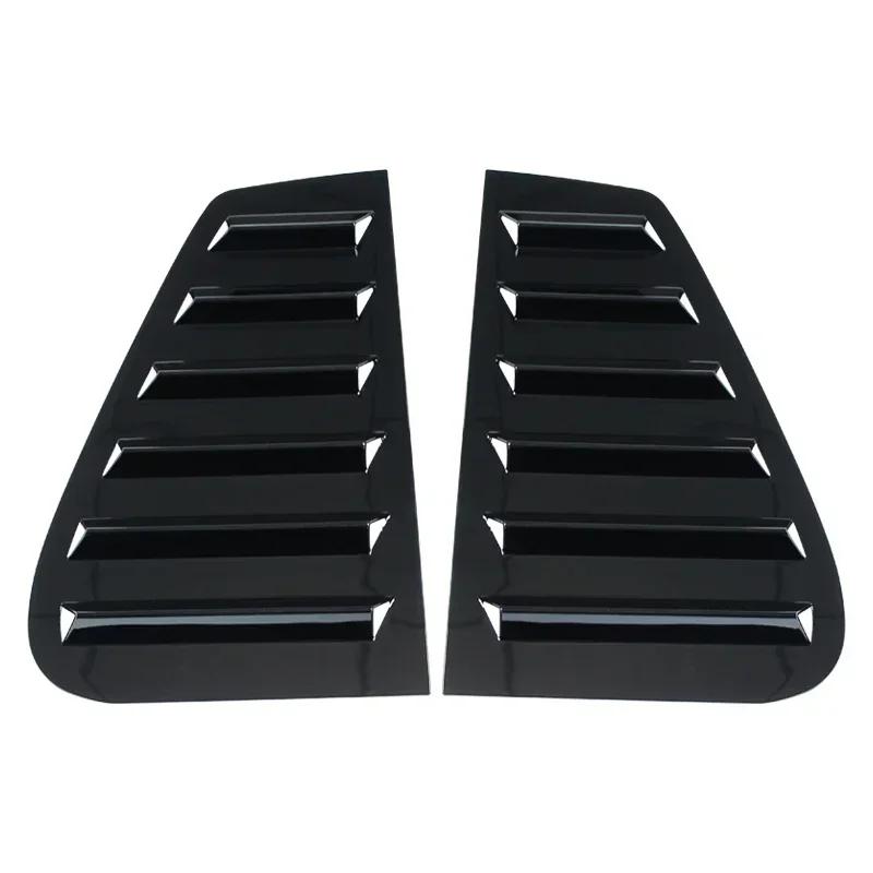 Für VW Golf 4 MK4 1997-2006 Auto-hintere Dreieckjalousien Lamellenabdeckung Schutzaufkleber ABS-Kunststoff Heckscheibenfensterladen