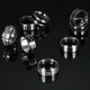 Bobisty 8Pcs Stainless Steel Rings for Men Women Stainless Steel Fidget Anxiety Stress Relieving Ring Set Wedding Rings Size7-13