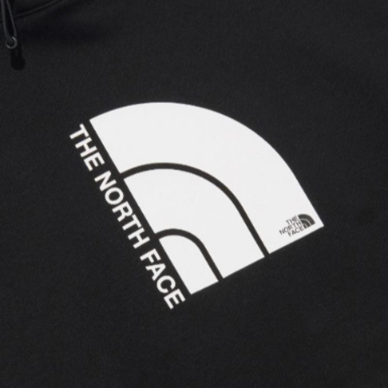 The North Face Hood Pullover With Dome Logo Black Nm5pq50k