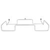 Outdoor Trash Can Bracket Dustbin Cage Garbage Plastic Bag Holder Table Rack