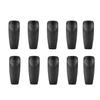 ABWR-1 Pcs Bnc Male Plug Right Angle Crimp & 10Pcs Radio Clip Rugged Belt Clip For Motorola Two Way Radio Walkie Talkie